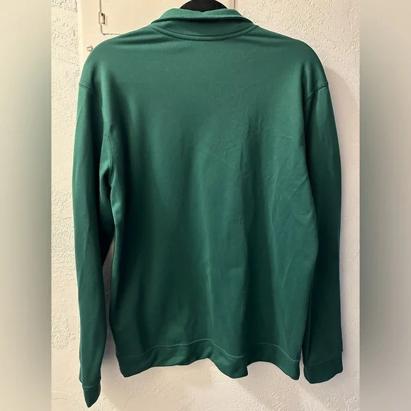 Nike Men’s Michigan State Spartans Coaches Quarter Zip DriFIT Pullover Shirt - Picture 2 of 6